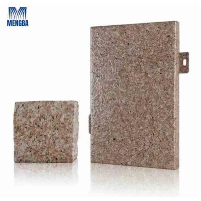 Stadiums Aluminium Curtain Wall Waterproof Natural Stone Wall Panels