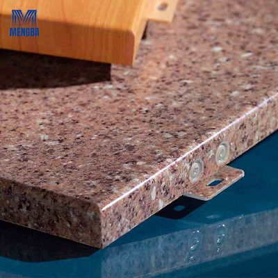Stadiums Aluminium Curtain Wall Waterproof Natural Stone Wall Panels
