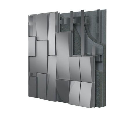 Art Decorative Aluminum Wall Panels Soundproof Aluminum Cladding Wall